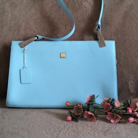 Pelbo | Classic  Vintage 1970's Light Blue Bag - Picture 1 of 9